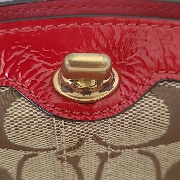 Coach Red Purse - Picture 2 of 6